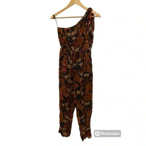 Maeve Anthropologie Jumpsuit One Shoulder Kyoto